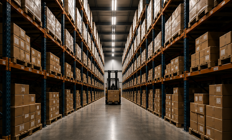 TPA Retail warehouse and beauty wholesale logistics